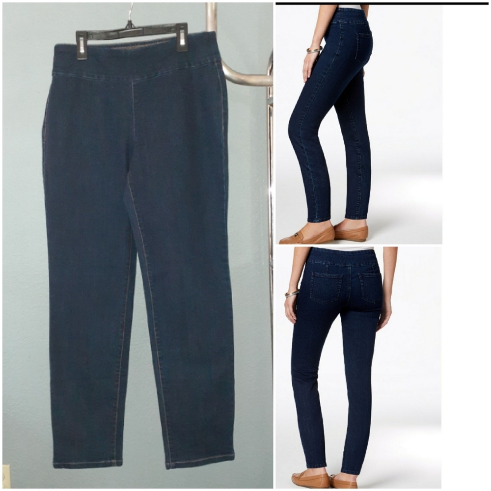 Charter Club Cambridge Slimming Cropped Jeans EUC